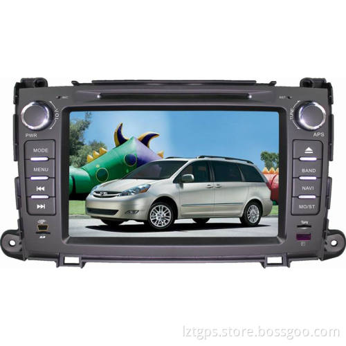 Pure Android Car DVD Player Spercial for Toyota Sienna with 3G, WiFi, 1g RAM, 4GB Nand, DVR (LZT-8723)
